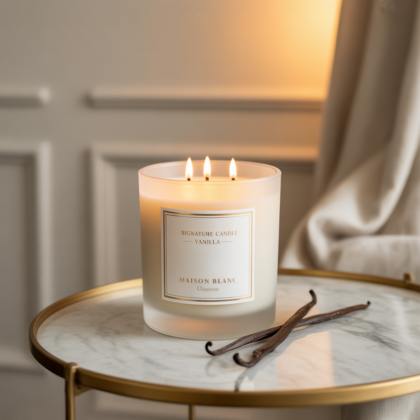 Maison Blanc Signature Candle — Vanilla